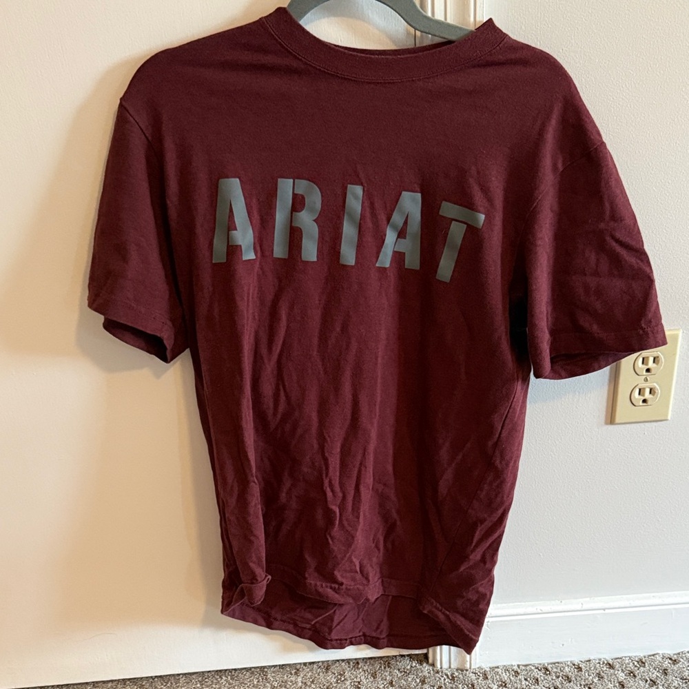 Ariat Men's Burgundy Short Sleeve Tee